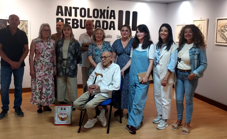 Éxito en la inauguración de “Antoloxía Debuxada III” en el Lustres Rivas