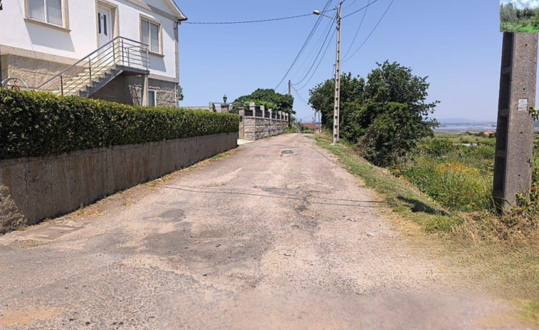 Sanxenxo invierte 30.000 euros en pavimentar los viales de A Costiña y Rouxique