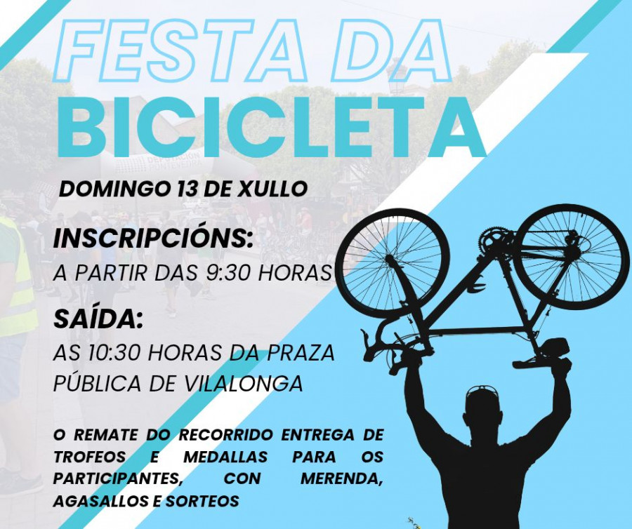Vilalonga celebra mañana su Festa da Bicicleta con trofeos, merienda y sorteos para los asistentes