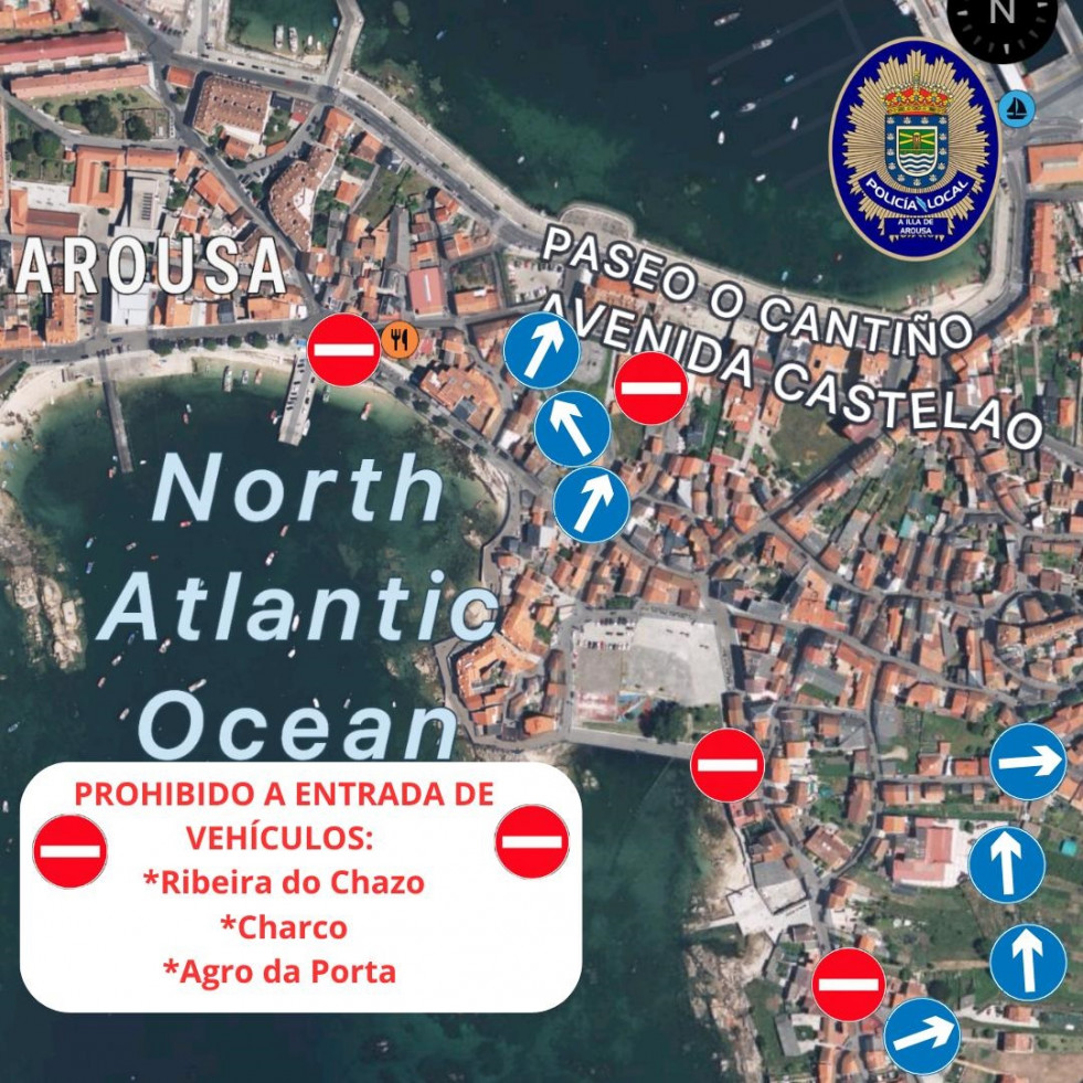 A Illa establece varias restricciones de tráfico y de estacionamiento durante las fiestas del Carmen