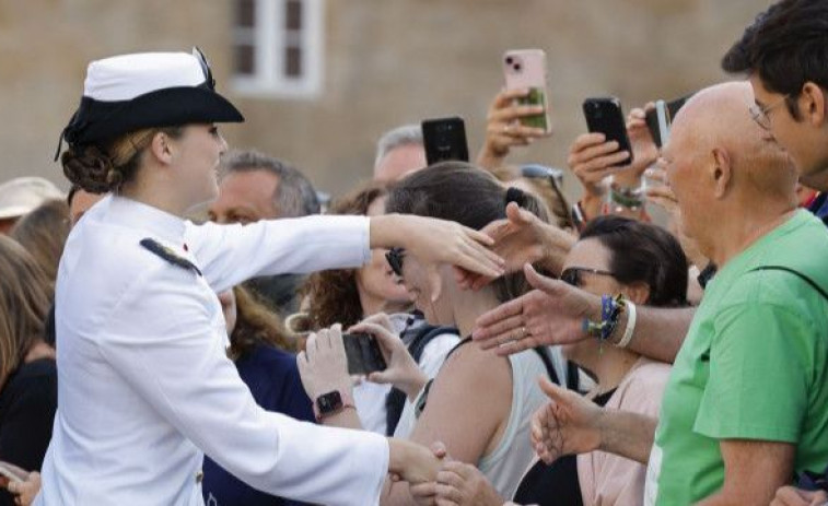 La princesa Leonor recibe la Medalla de Oro de Galicia: 