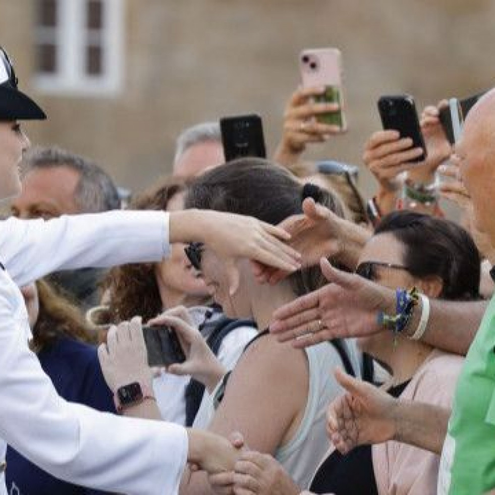 La princesa Leonor recibe la Medalla de Oro de Galicia: 