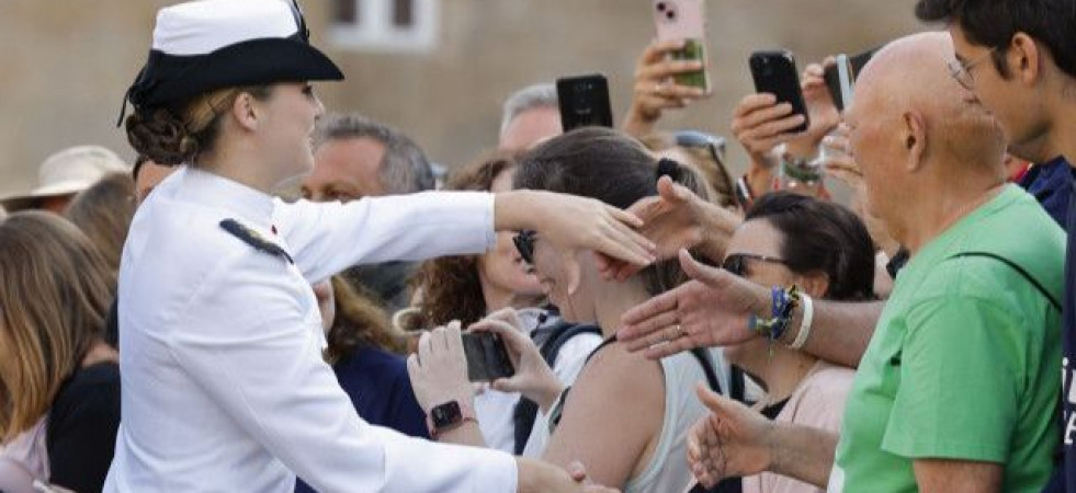 La princesa Leonor recibe la Medalla de Oro de Galicia: 