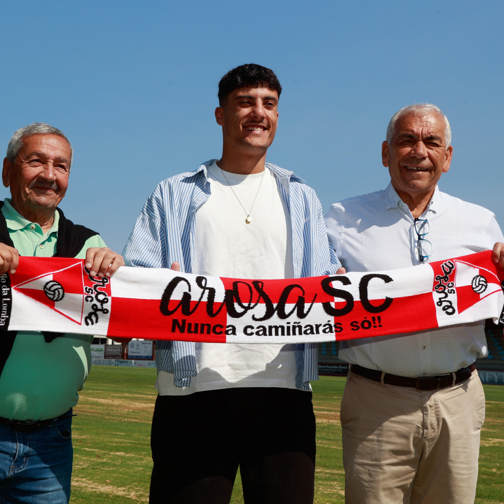 Manu Figueroa y Antón Pérez, porteros sub 23 para Arosa y Céltiga