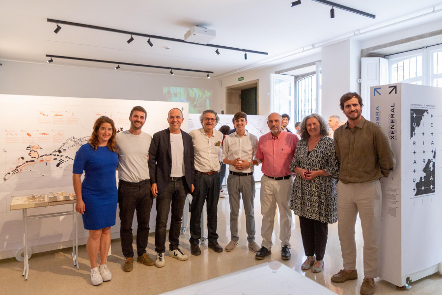 Una exposición de alumnos de arquitectura conecta el entorno con la economía de la comarca