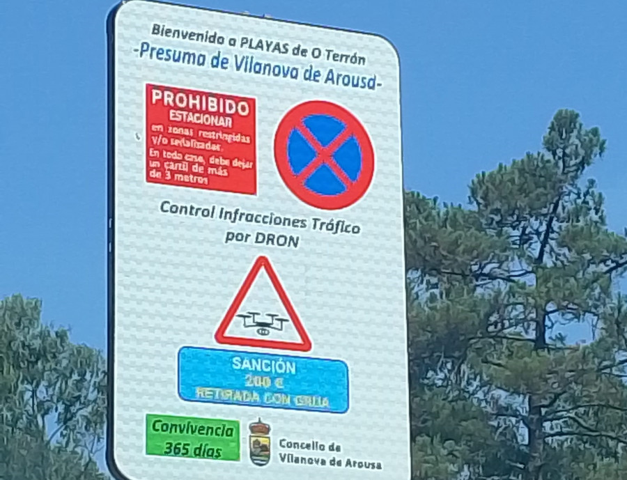 Vilanova vigila con drones las nuevas normas de tráfico