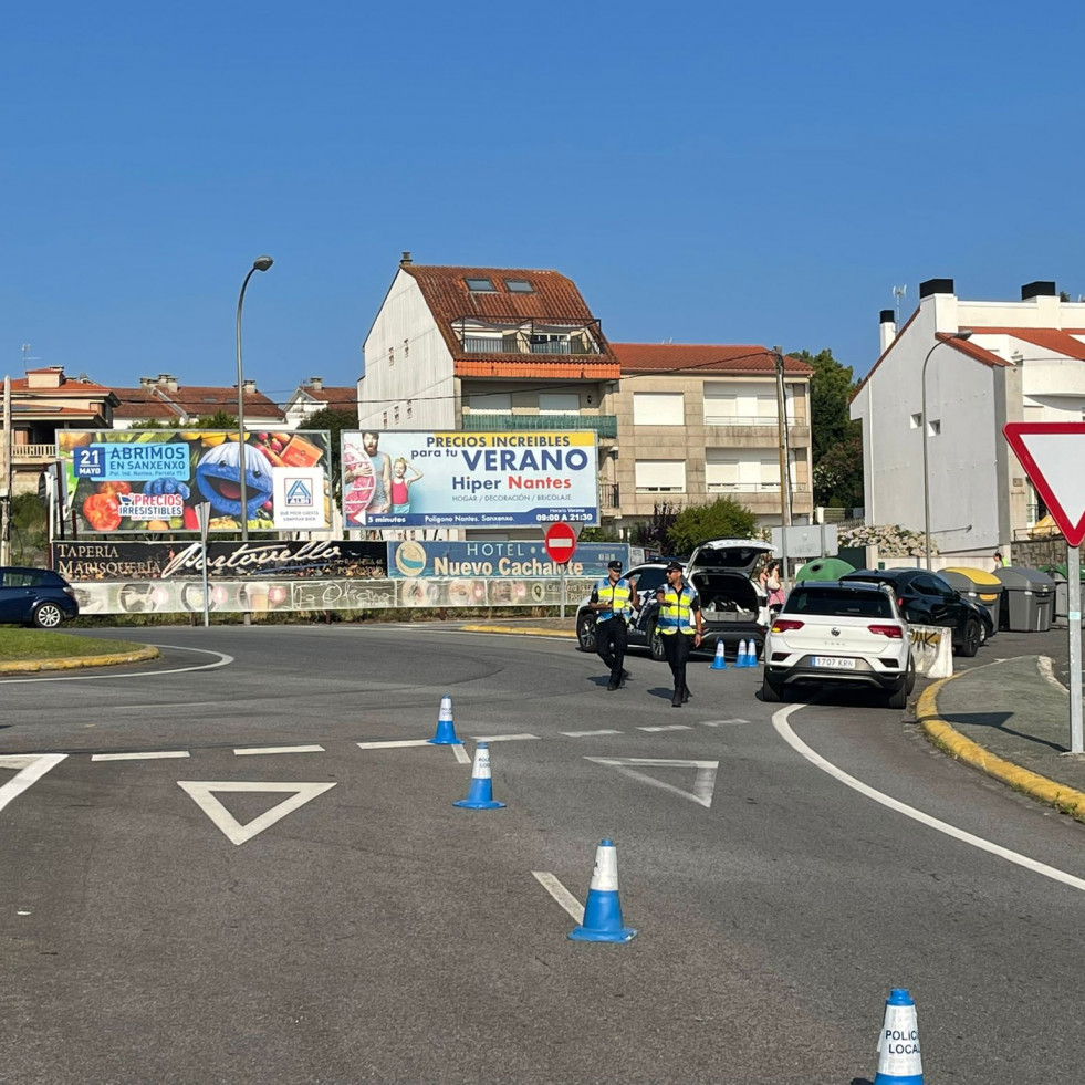 La Policía Local de Sanxenxo se suma a la DGT en su campaña de control de alcohol y drogas