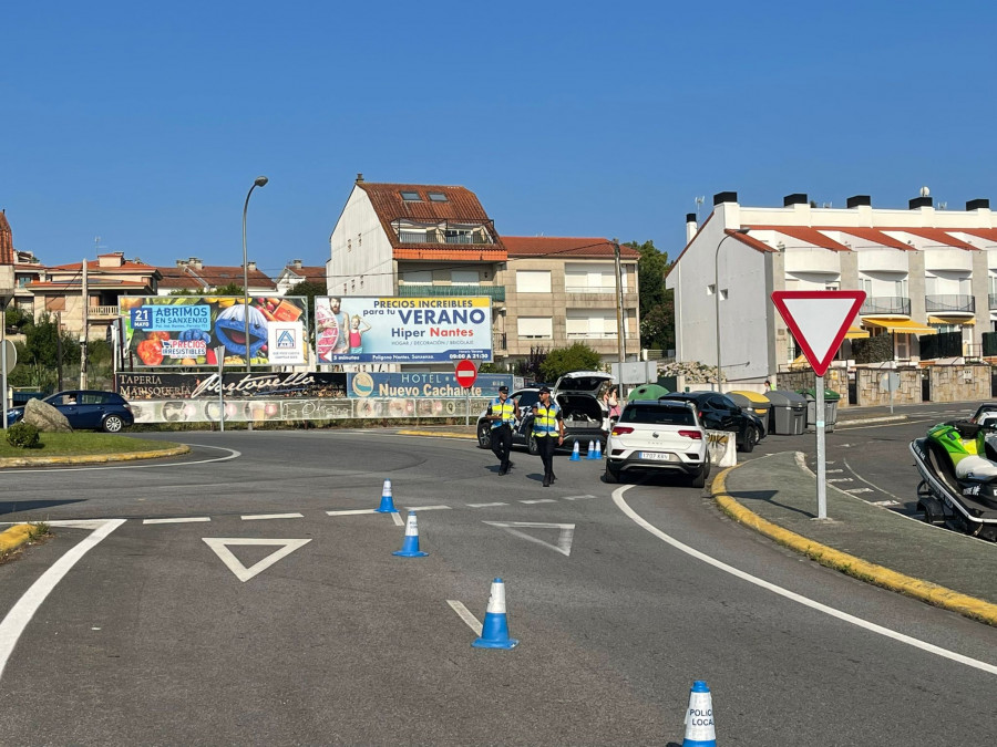 La Policía Local de Sanxenxo se suma a la DGT en su campaña de control de alcohol y drogas