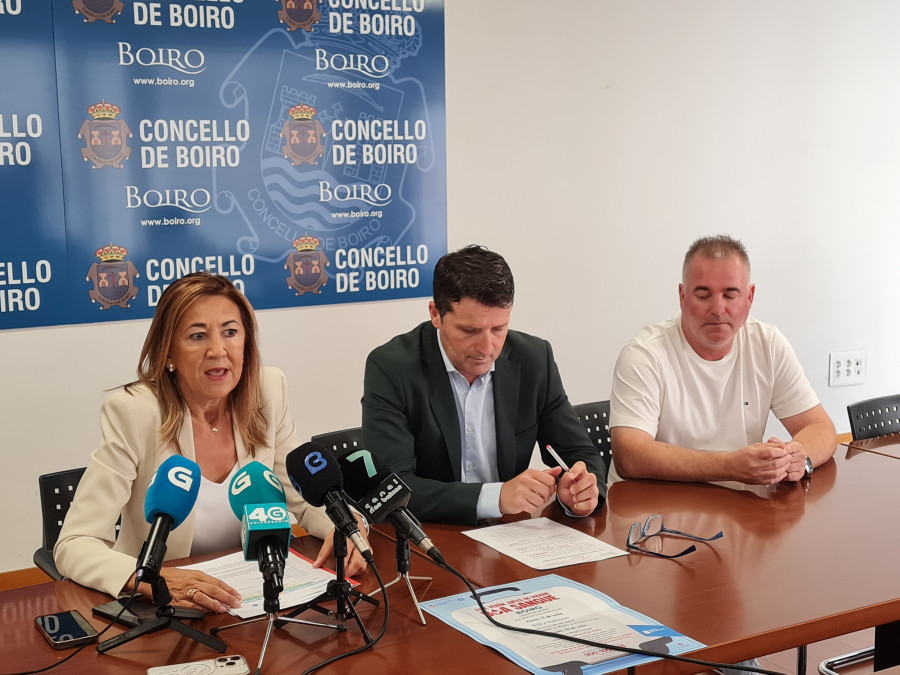 Boiro supera la media gallega en donación de sangre y se une a la campaña de verano de ADOS