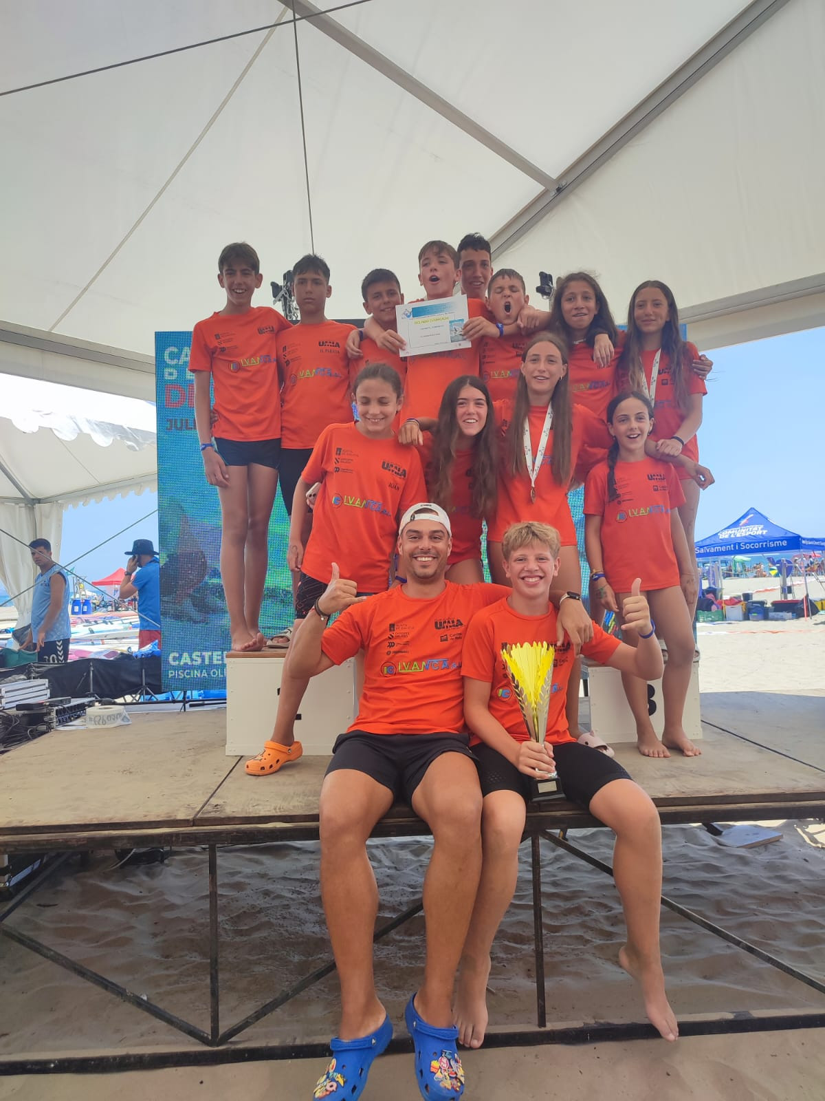 Subcampions e terceiros de espau00f1a infantil
