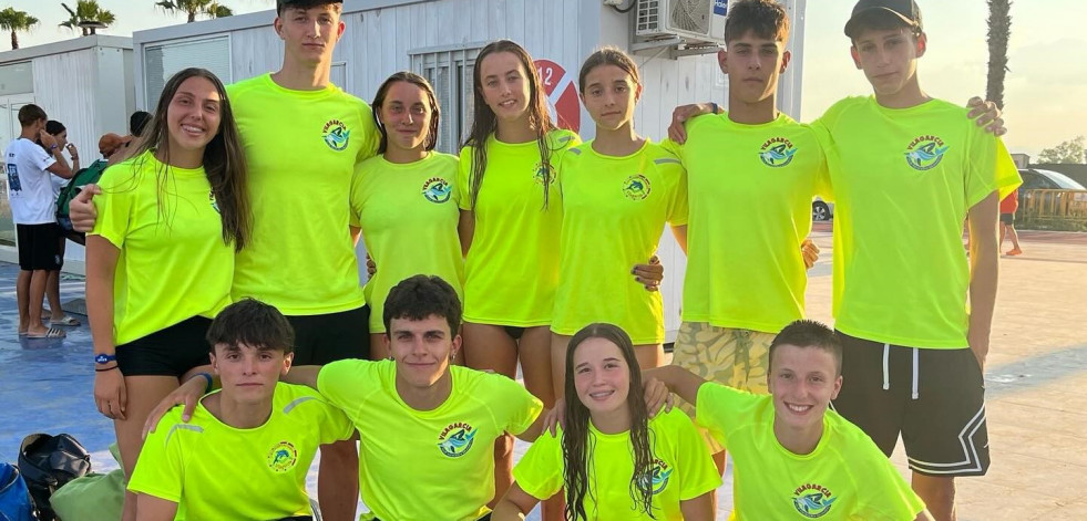 Buena actuación de los juveniles y júniors del Salvamento Vilagarcía en Castellón