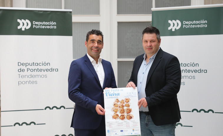 La Diputación muestra su apoyo a la Festa da Vieira, que inicia hoy cuatro jornadas gastronómicas