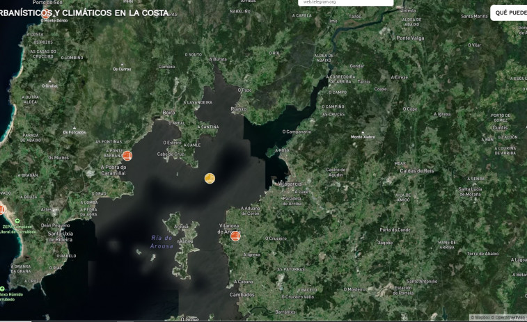Corrubedo, A Pobra y Vilanova en riesgo de inundación: Estos son los peligros que advierte Greenpeace para Arousa