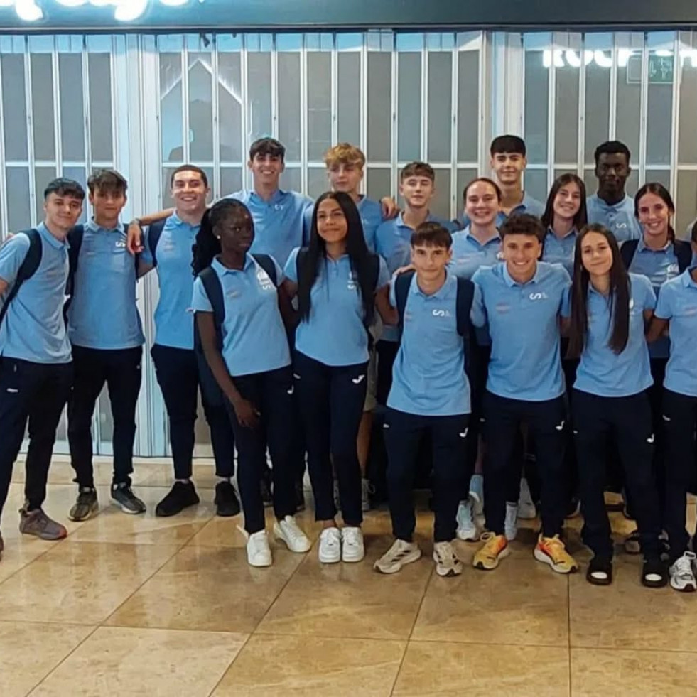 El vilagarciano Álex César ya se encuentra en Paraguay con la Selección Española para disputar el Campeonato Iberoamericano Sub18