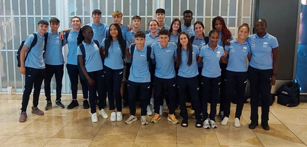 El vilagarciano Álex César ya se encuentra en Paraguay con la Selección Española para disputar el Campeonato Iberoamericano Sub18