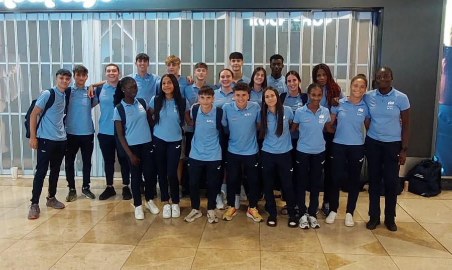El vilagarciano Álex César ya se encuentra en Paraguay con la Selección Española para disputar el Campeonato Iberoamericano Sub18