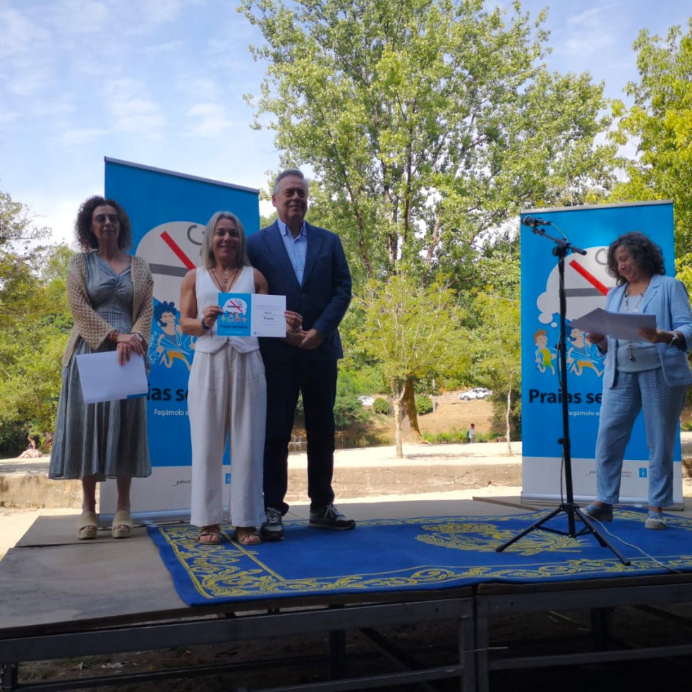 Boiro presume de playas sin humo con nueve arenales registrados y un reconocimiento autonómico