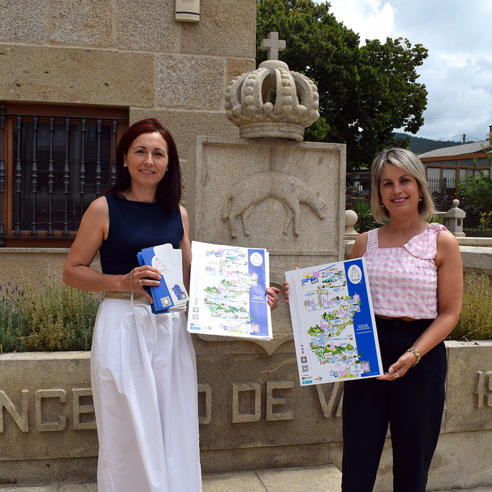 Valga recibe material promocional de la Vía Mariana entre Braga y Muxía