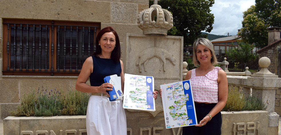 Valga recibe material promocional de la Vía Mariana entre Braga y Muxía