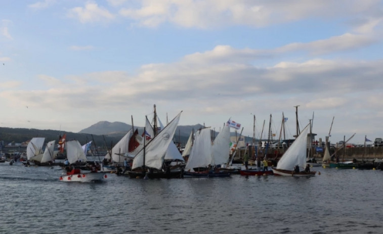 El XVII Encontro de Embarcacións Tradicionais de Galicia concluye su segunda edición en Ribeira