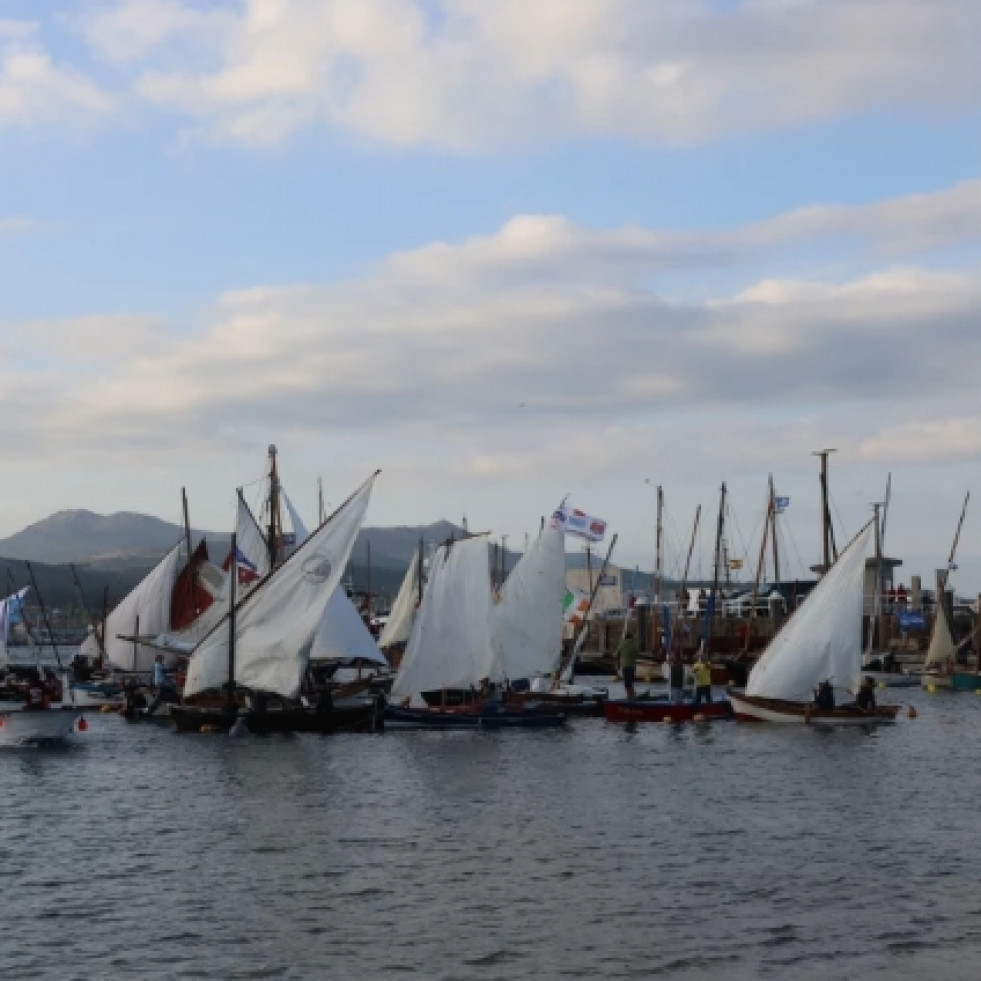 El XVII Encontro de Embarcacións Tradicionais de Galicia concluye su segunda edición en Ribeira