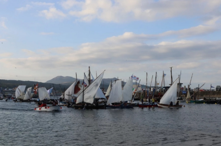 El XVII Encontro de Embarcacións Tradicionais de Galicia concluye su segunda edición en Ribeira