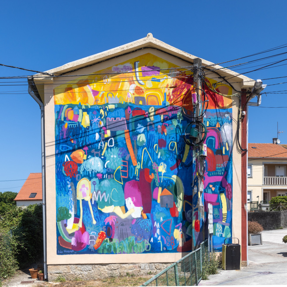 El festival Viladomar transforma Rianxo con cuatro nuevos murales