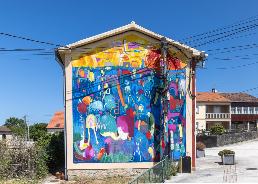 El festival Viladomar transforma Rianxo con cuatro nuevos murales