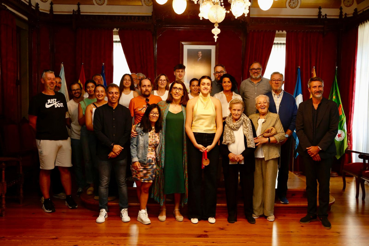 Irene Noya, foto de familia