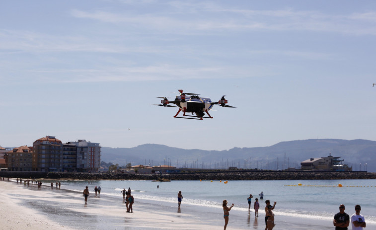 La playa de Silgar acogerá un espectáculo con más de 200 drones por el 40 aniversario de la TVG