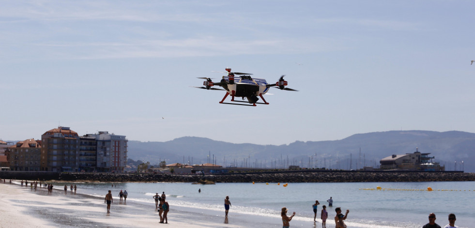 La playa de Silgar acogerá un espectáculo con más de 200 drones por el 40 aniversario de la TVG