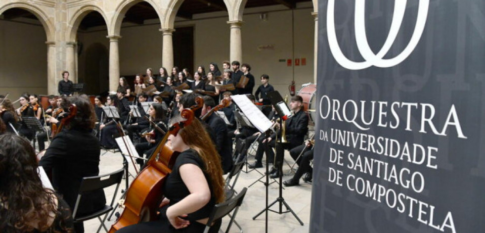 A Orquestra e o Coro da USC estrean un roteiro musical por Compostela nas festas do Apóstolo