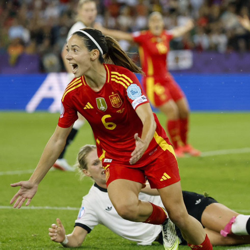 Aitana Bonmatí lleva a España a su primera final de la Eurocopa (0-1)