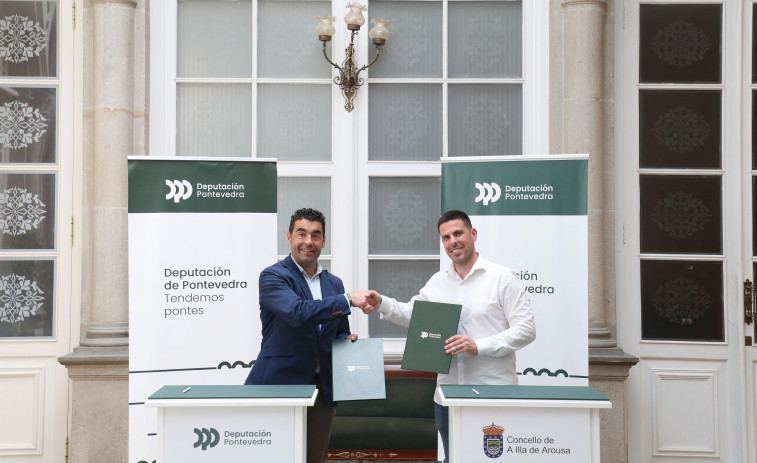 Firman el convenio de medio millón de euros que transformará el entorno de O Naval en A Illa