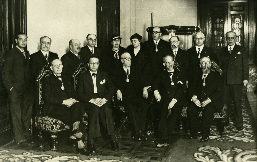 A RAG difunde os documentos de ingreso de Castelao como académico