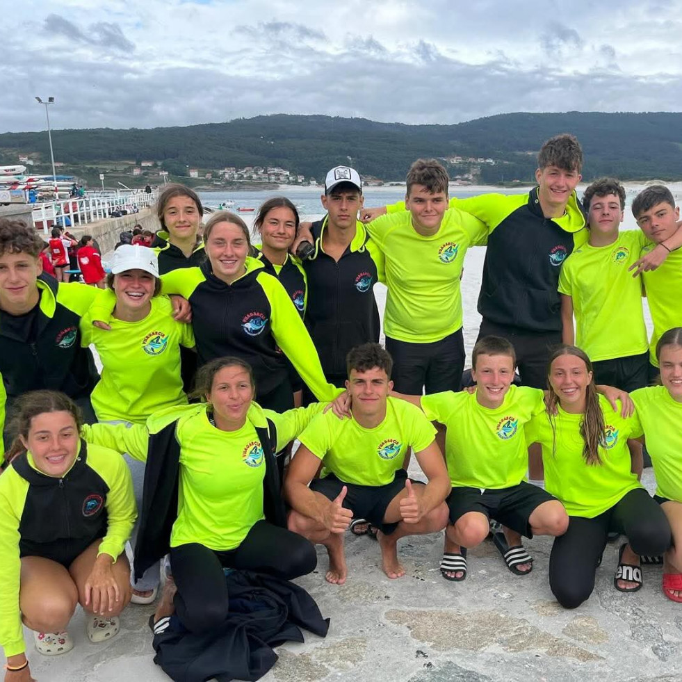 El Salvamento Vilagarcía se proclama subcampeón gallego absoluto de playa