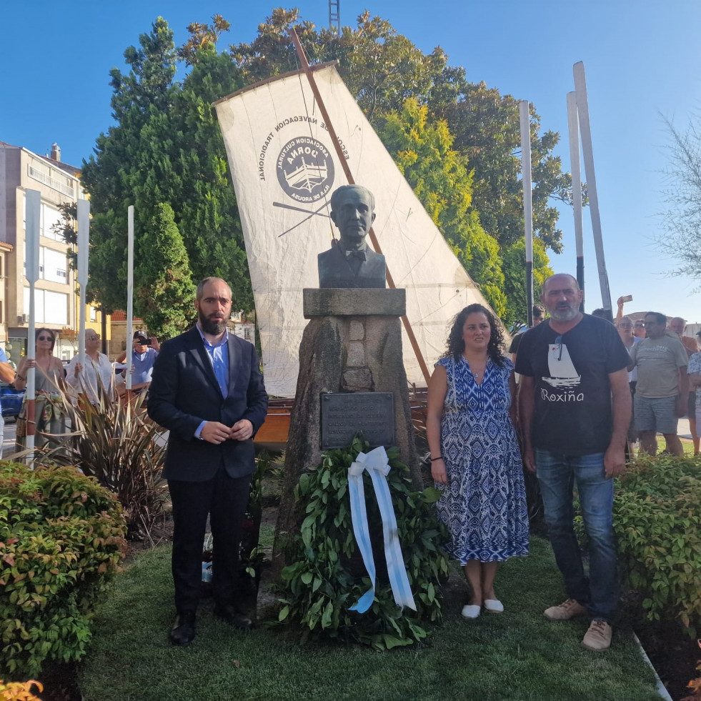 Velas al viento por Castelao en el Día de Galicia en un acto previo a la clásica ‘Inchadiña branca vela’