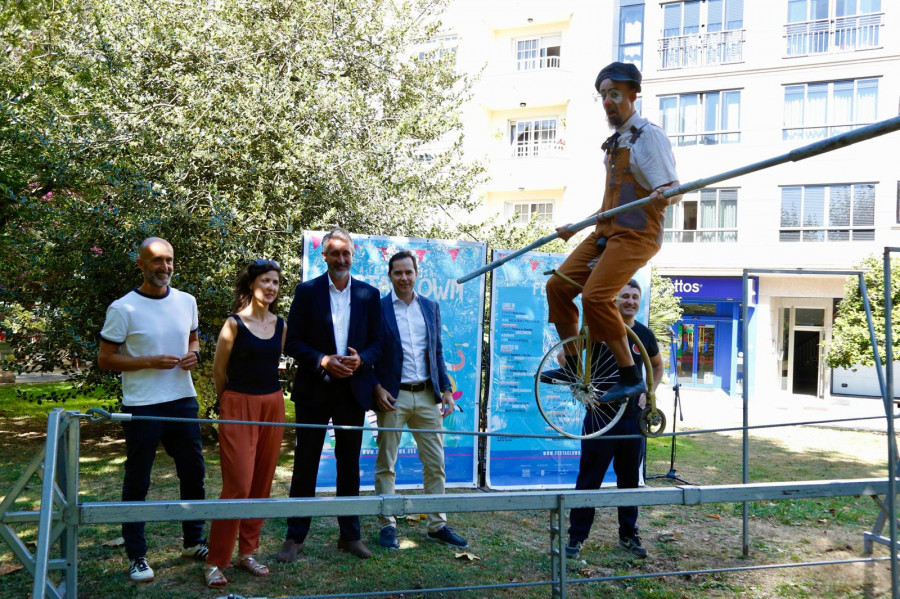 Malabarismos, humor e música contra o xenocidio en Gaza encherá as rúas para os nenos de ata cen anos no Festaclown