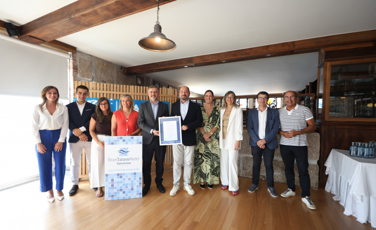 El Gran Talaso Hotel Sanxenxo recibe el reconocimiento Galicia Calidade de la Xunta