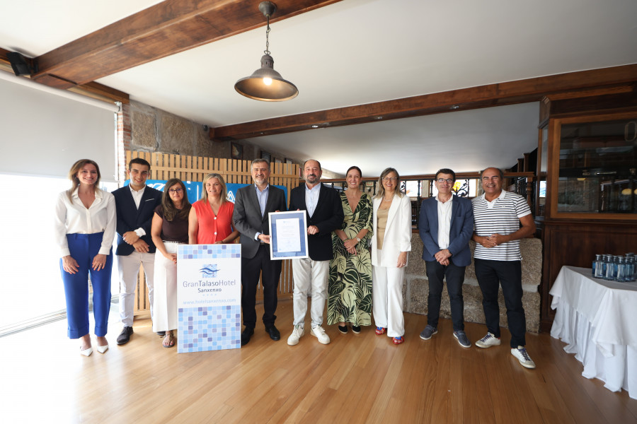El Gran Talaso Hotel Sanxenxo recibe el reconocimiento Galicia Calidade de la Xunta