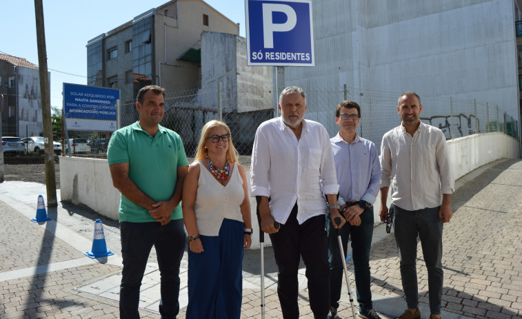 El Concello de Sanxenxo construirá un parking público de tres plantas en Portonovo