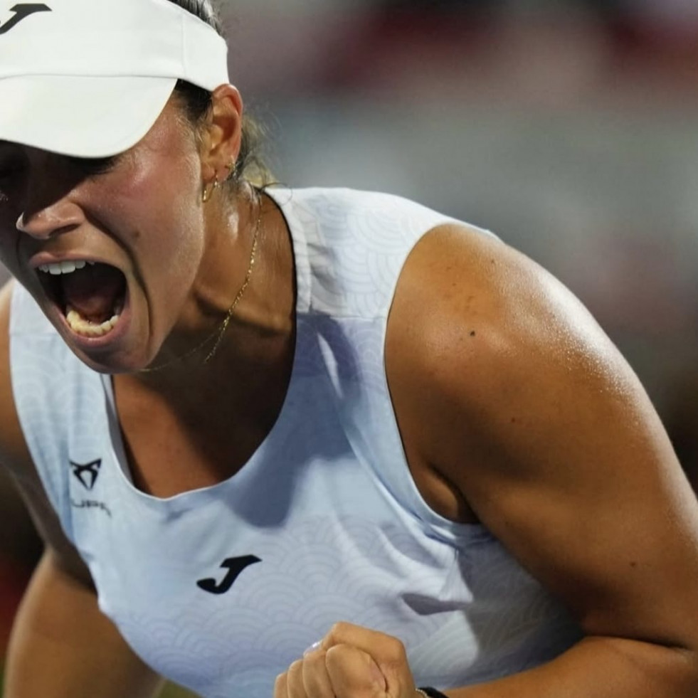 Jéssica Bouzas vuelve a superarse y jugará los cuartos de final de WTA 1000 de Montreal