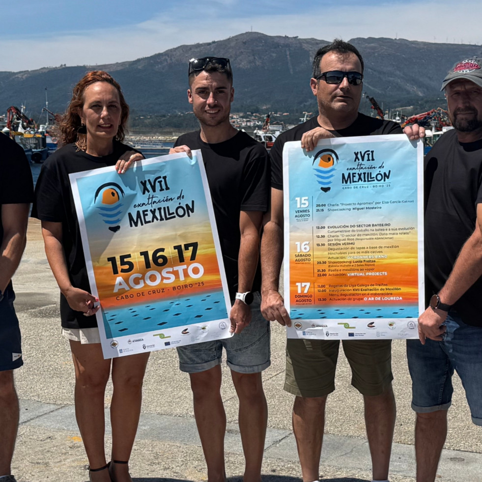 Boiro albergará entre el 15 y 17 de este mes la XVII Exaltación del Mexillón de Cabo de Cruz