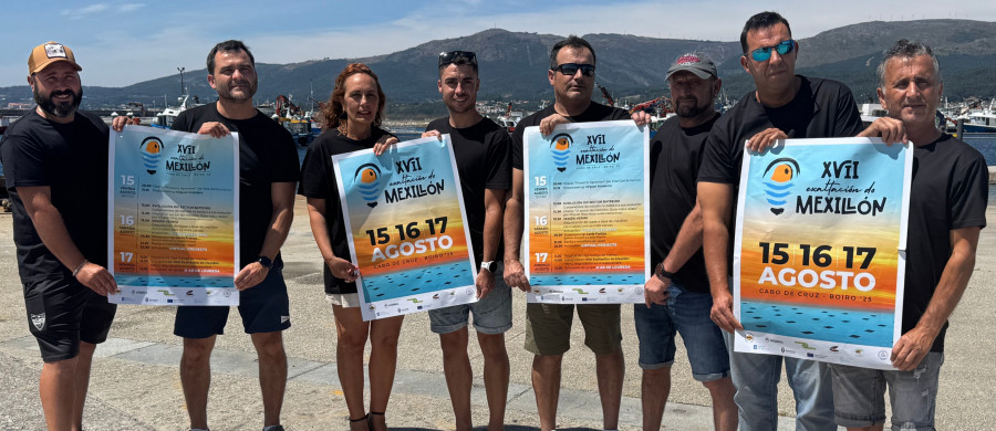 Boiro albergará entre el 15 y 17 de este mes la XVII Exaltación del Mexillón de Cabo de Cruz