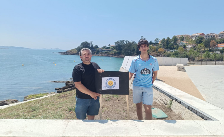 El BNG de Sanxenxo incluye en su campaña de Banderas Negras la nueva obra hecha en A Peixeira