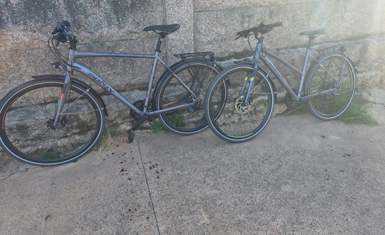 Un ciclista sin casco resulta herido en la cabeza tras una caída en la recta de Montalvo