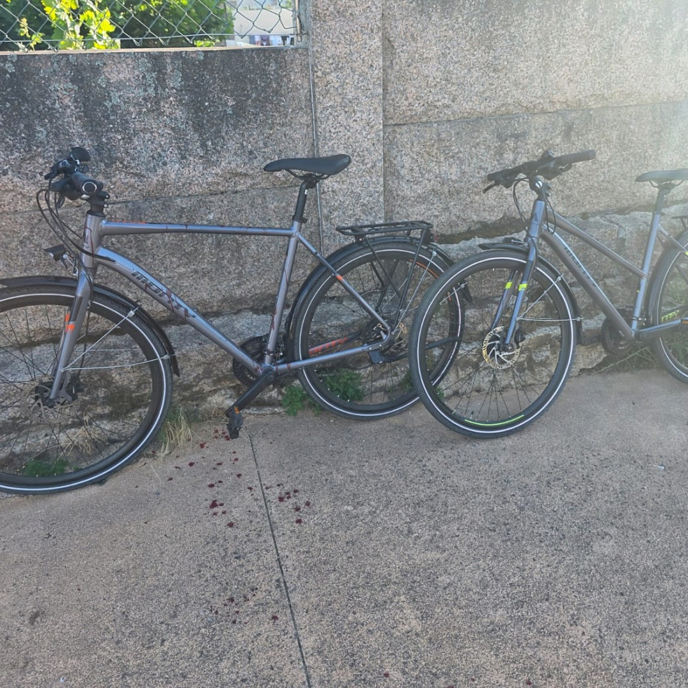 Un ciclista sin casco resulta herido en la cabeza tras una caída en la recta de Montalvo