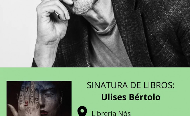 Ulises Bértolo visitará la Librería Nós para firmar su novela ‘Exitus’ en el marco del Verán Literario
