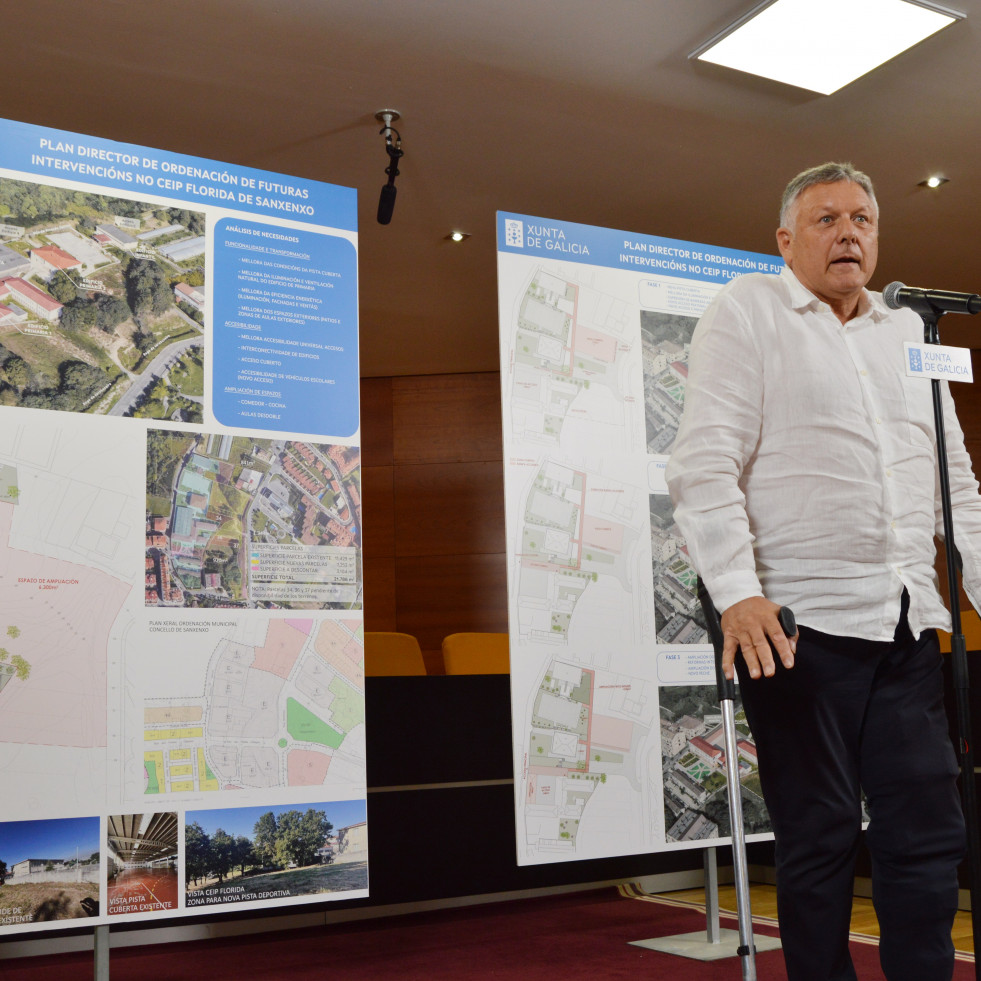 La ampliación del colegio A Florida de Sanxenxo contará con una inversión de 4,5 millones de euros
