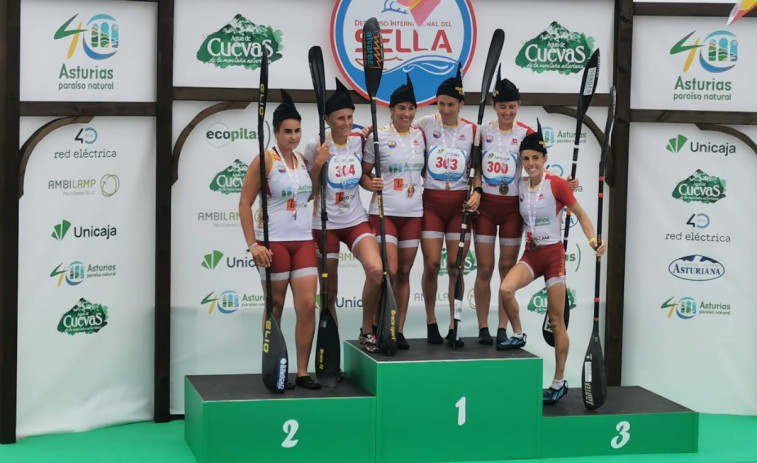 Los palistas del Breogán triunfan en el Descenso del Sella